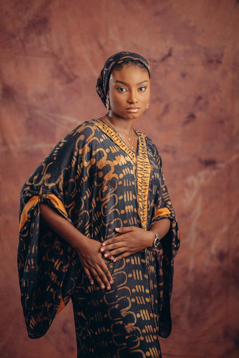 Grand boubou bazin « Sahel »